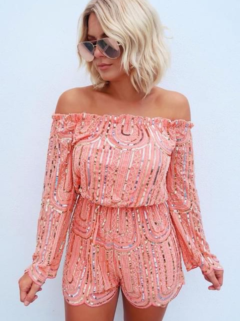 Keep on shining romper